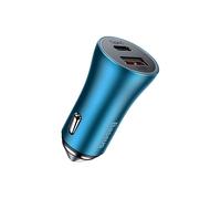 CARICABATTERIE DA AUTO BASEUS Cargador Mechero Baseus Golden Contactor Pro 40W Azul Blu