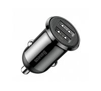 Baseus Grain Pro Car Charger 2x USB - Black