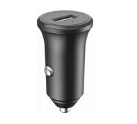 CARICABATTERIE DA AUTO BIGBEN 2.4A FastCharge - 100% Recycled Plastic Nero