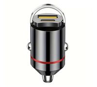 caricabatterie da auto, Caricabatterie mini USB for auto a doppia porta da 100 W, ricarica QC 3.0, 1 presa accendisigari, adattatore tipo C for telefono cellulare 12-24 V(PD 30W QC3.0)
