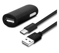 CARICABATTERIE DA AUTO FOREVER GSM032693 Nero