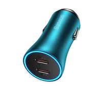Caricabatterie da auto Golden Contactor Pro 2x USB-C 40W - Blu