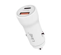CARICABATTERIE DA AUTO LINQ C-3A24 Bianco