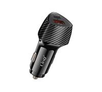 CARICABATTERIE DA AUTO LINQ CA2348 Nero