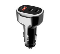 CARICABATTERIE DA AUTO LINQ CTPC2268 Nero