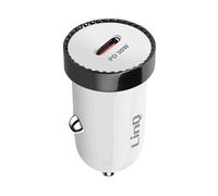 CARICABATTERIE DA AUTO LINQ CTPC30W Bianco