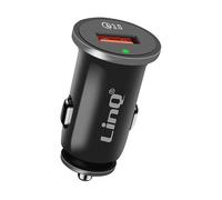 CARICABATTERIE DA AUTO LINQ QC3005 Nero
