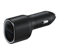 Caricabatterie da auto per presa accendisigari, 2 porte USB, 25W, nero.