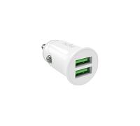 CARICABATTERIE DA AUTO SBS PUMCHUSB2A10WWHI da 10 W, Bianco