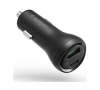 CARICABATTERIE DA AUTO SPIGEN SteadiBoost F31QC 2 porte USB-A USB-C QC3.0 da 45 W, Nero