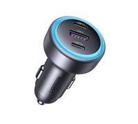 UGREEN Caricatore Auto USB C 30W con 3 Porte, Presa Accendisigari Type C Ricarica Rapida PD QC 3.0, Compatibile con iPhone 17 Pro Max Air/16/15/14/13/12, Samsung Galaxy S25/24, Pixel 10 9