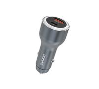 CARICABATTERIE DA AUTO DUDAO R4Ultra PD USB-A USB-C LED da 120 W, Nero