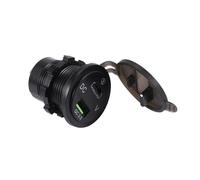 Caricabatterie da auto USB Quick Charge 3.0 da 18 W per auto, barca, camper, moto