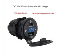 Caricabatterie da auto USB Quick Charge 3.0 da 18 W per auto, barca, camper, moto