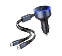 CARICABATTERIE DA AUTO Vention Vention FFOB0 da 60 W, Nero, Blu