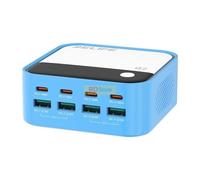 CARICABATTERIE DA BANCO RELIFE Q2 CON 8 PORTE 120W CON ILLUMINAZIONE AMBIENTA...