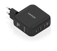 Aisens Caricabatterie da parete ASCH-140W3P031-BK 140W GaN 2xUSB-C PD3.1 1xUSB-A QC3.0 Nero