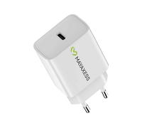 CARICABATTERIE DA MURO AVIZAR SEC-VIRT-S25FE da 20 W, Bianco