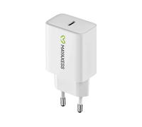 CARICABATTERIE DA MURO AVIZAR SEC-VIRT-S25U da 20 W, Bianco
