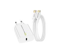 CARICABATTERIE DA MURO AVIZAR Virtuo A57, Samsung, Apple Samsung, Apple da 20 W, Bianco