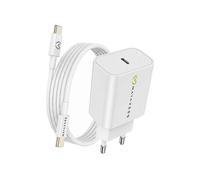 CARICABATTERIE DA MURO AVIZAR Virtuos, Universale da 20 W, Bianco