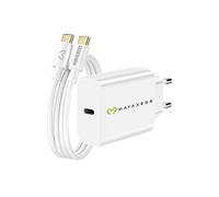 CARICABATTERIE DA MURO AVIZAR Virtuos, Universale da 20 W, Bianco