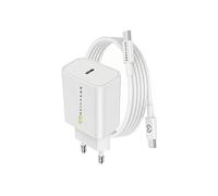 CARICABATTERIE DA MURO AVIZAR Virtuos, Universale Smartphone, tablet, dispositivi USB-C da 20 W, Bianco