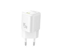 CARICABATTERIE DA MURO BASEUS Adaptador de Corriente Baseus PicoGo GaN Ultra-Mini USB-C 45W Blanco Bianco