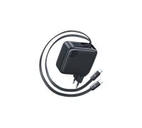 CARICABATTERIE DA MURO BASEUS E0121D00, universale universale da 67W, Nero