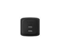 Belkin BoostCharge 50W Dual USB-C PD PPS Nero Caricatore GaN compatto e rapido