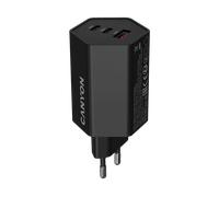 CARICABATTERIE DA MURO CANYON Caricabatterie HEXAGON 65 GaN, CANYON Smartphone, Tablet da 65 W, Black