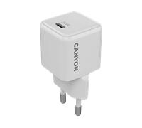 CARICABATTERIE DA MURO CANYON CU20C GaN 1xPD EU, Universale Dispositivi compatibili con USB-C e Power da 20 W, Bianco