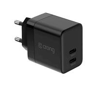 CARICABATTERIE DA MURO CRONG CRGGNCC35-BLK, Universale Universale da 35 W, Nero