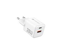 CARICABATTERIE DA MURO FORCELL 20W GaN III Bianco