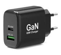 Caricatore a Muro GaN 65W USB-C PD + USB-A Port Designs 902104EU