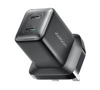CARICABATTERIE DA MURO JOYROOM JR-TCG17, 2 porte USB-C da 45 W, Nero