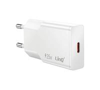 CARICABATTERIE DA MURO LINQ DECO' BATUCADA C2590, LINQ universale da 25W, Bianco