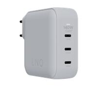 CARICABATTERIE DA MURO LINQ LQ48033 GaN² da 140 W, Nero