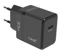 CARICABATTERIE DA MURO LINQ PD3454 - 33W, USB-C, Ricarica rapida, Alimentazione programmabile, PPS da 33 W, Bianco