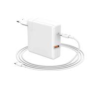 CARICABATTERIE DA MURO LINQ PD9080 (con cavo USB-C 2 m) da 108 W, Bianco