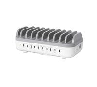 CARICABATTERIE DA MURO MANHATTAN 102766, universale universale da 150 W, Bianco, Grigio