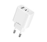 CARICABATTERIE DA MURO MAXLIFE MXTC-10AC, Universale Smartphone, tablet, dispositivi indossabili da 20 W, Bianco