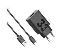 CARICABATTERIE DA MURO MOTOROLA Motorola TurboPower 33W da 33 W, Nero