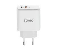 CARICABATTERIE DA MURO SAVIO LA-12, SAVIO Universale da 20 W, Bianco