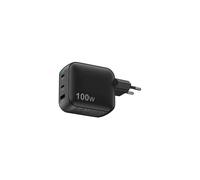CARICABATTERIE DA MURO SITECOM CH-1103 GaN Power Delivery, universale universale da 100 W, Nero