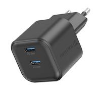 CARICABATTERIE DA MURO SWISSTEN GaN 2xUSB-C 20W - 20W, USB-C doppio, Ricarica rapida