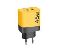CARICABATTERIE DA MURO TACTICAL Microgrid GaN 45W - USB-C e USB-A, 5-20V, Ricarica Veloce, PPS, PD3.0, QC3.0