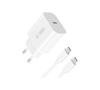 CARICABATTERIE DA MURO TECHPROTECT NC20W PD USB-C da 20 W, Bianco