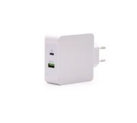 Caricabatterie da muro Tooq Tqwc-2Sc03Wt - 48 W - 2,4 A - USB Tipo C - USB 3.0 - Nouvo