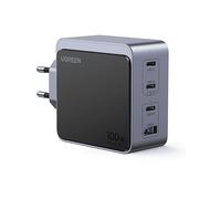 Caricatore rapido - UGREEN - Nexode S - 100W - 4 porte USB - Tecnologia GaN - Grigio